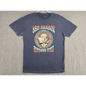 Grateful Dead Shirt Mens Large Sag Harbor Skull Endless Tour Music Band Tee
